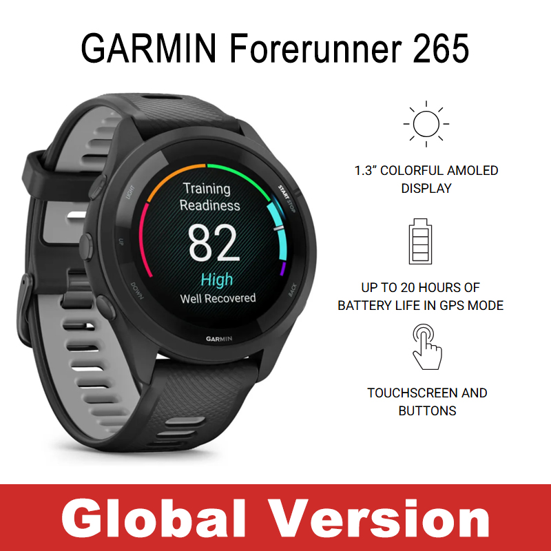 Smartwatch X - Garmin Forerunner 265 러닝 스마트워치 다채로운