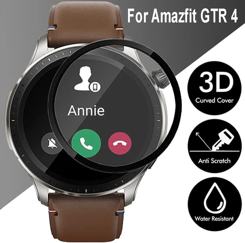 Smartwatch Watch Accessories - HD 커브드 스크래치 방지 필름, Amazfit