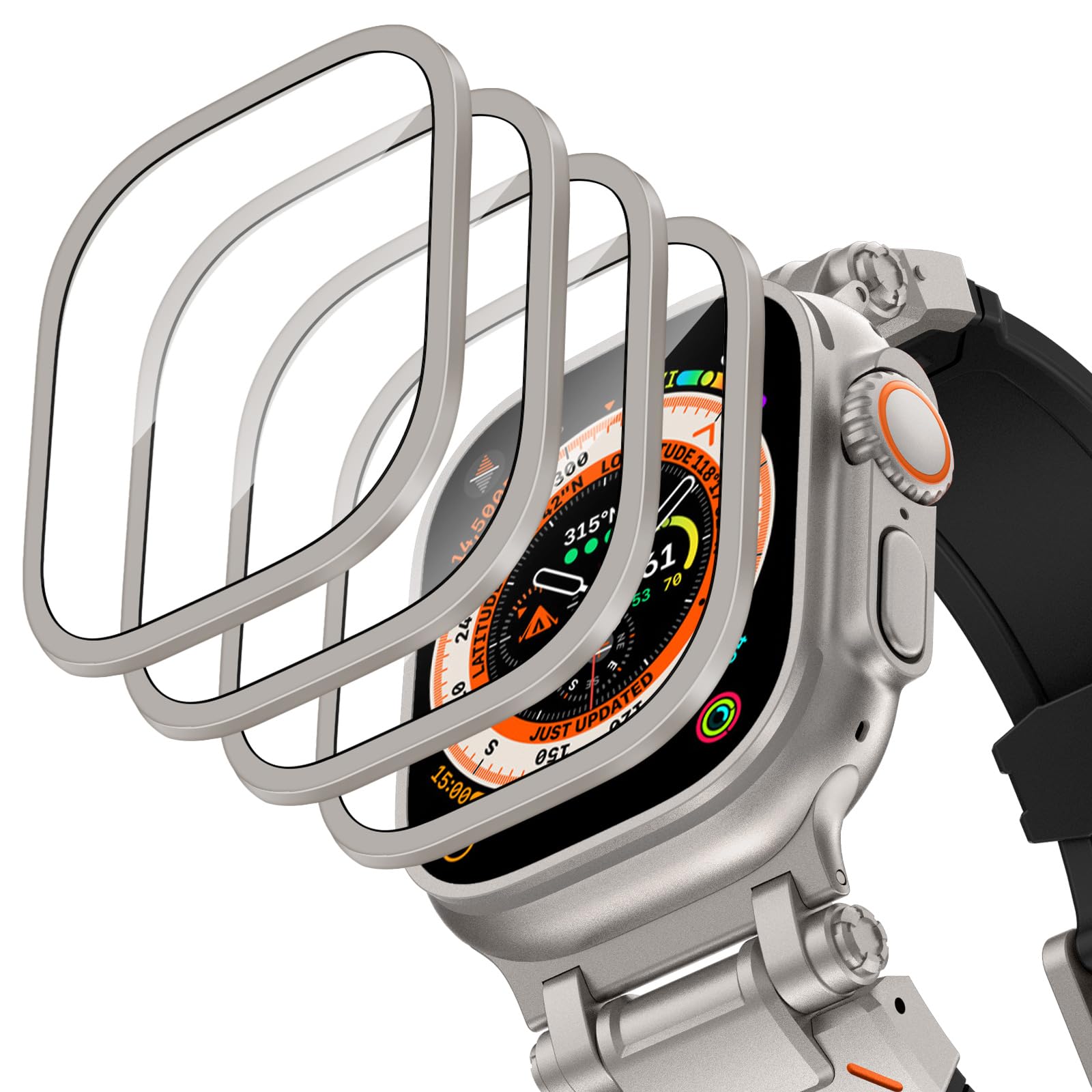 Smartwatch Straps & Accessories - Apple Watch Ultra 2-3용 알루미늄 합금