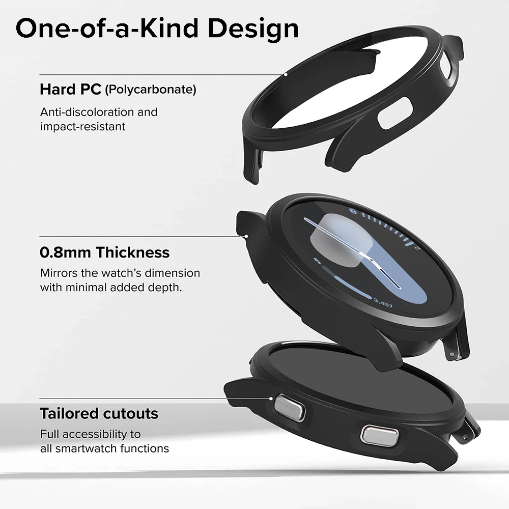 삼성 갤럭시 워치 7 케이스 커버, PC 프레임 보호  - Smartwatch Watch Accessories For Women 리뷰 및 가격