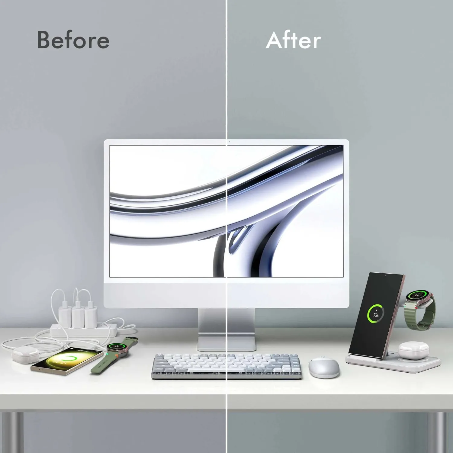 삼성 S25 S24 S23 S22 갤럭시 워치 8 7  - Wireless Charger Watch 리뷰 및 가격