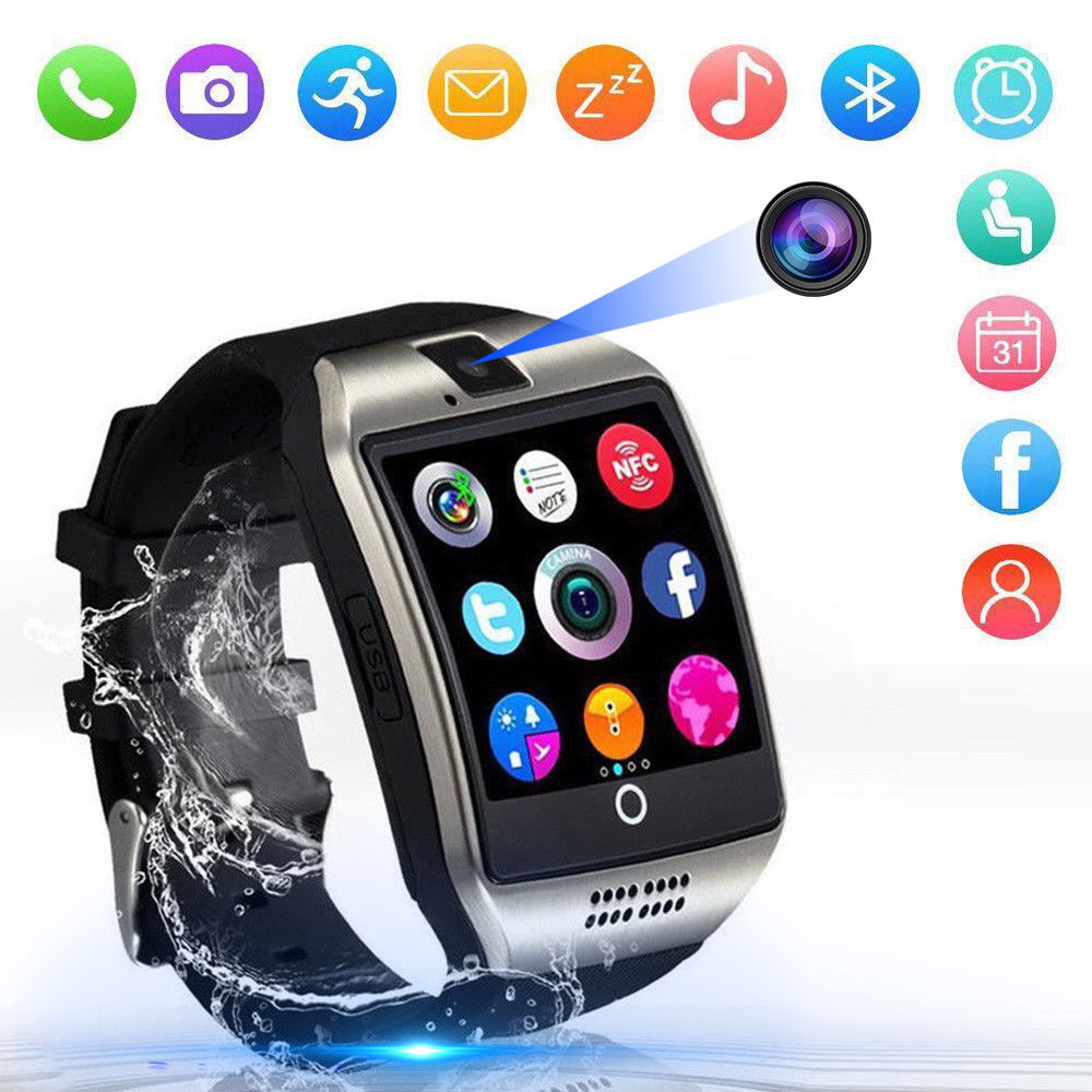 안드로이드 모바일용 블루투스 터치스크린 Q18 스마트  - Smartwatch X 리뷰 및 가격