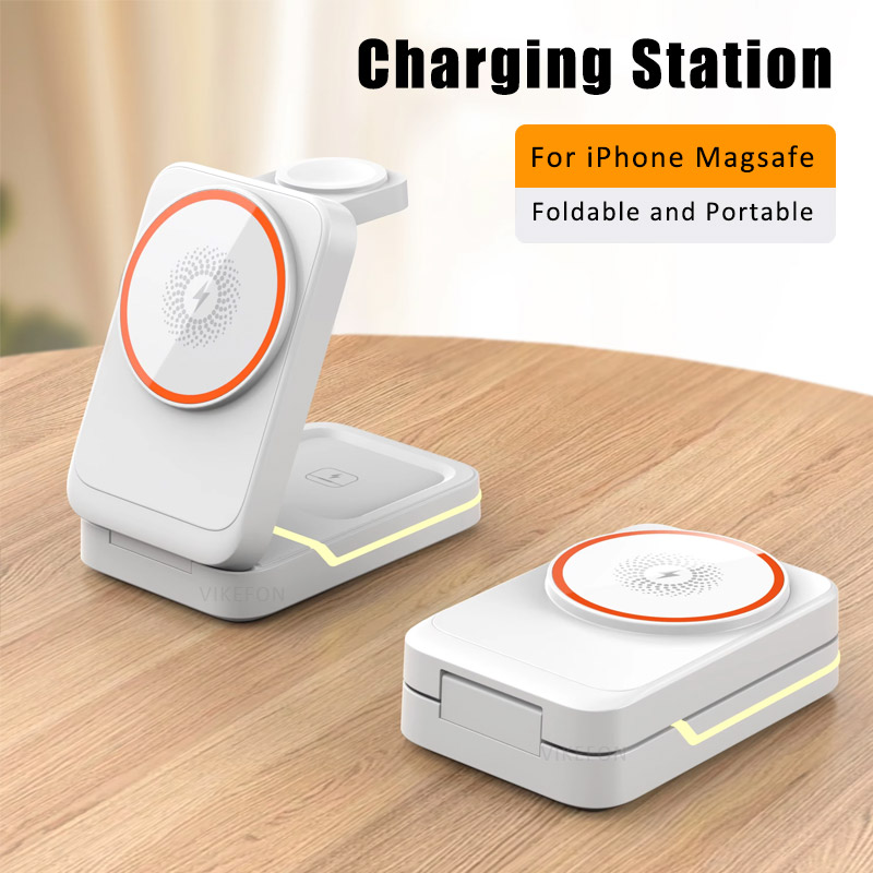3 in 1 마그네틱 접이식 여행용 고속 무선 충전기  - Wireless Charger Watch 리뷰 및 가격