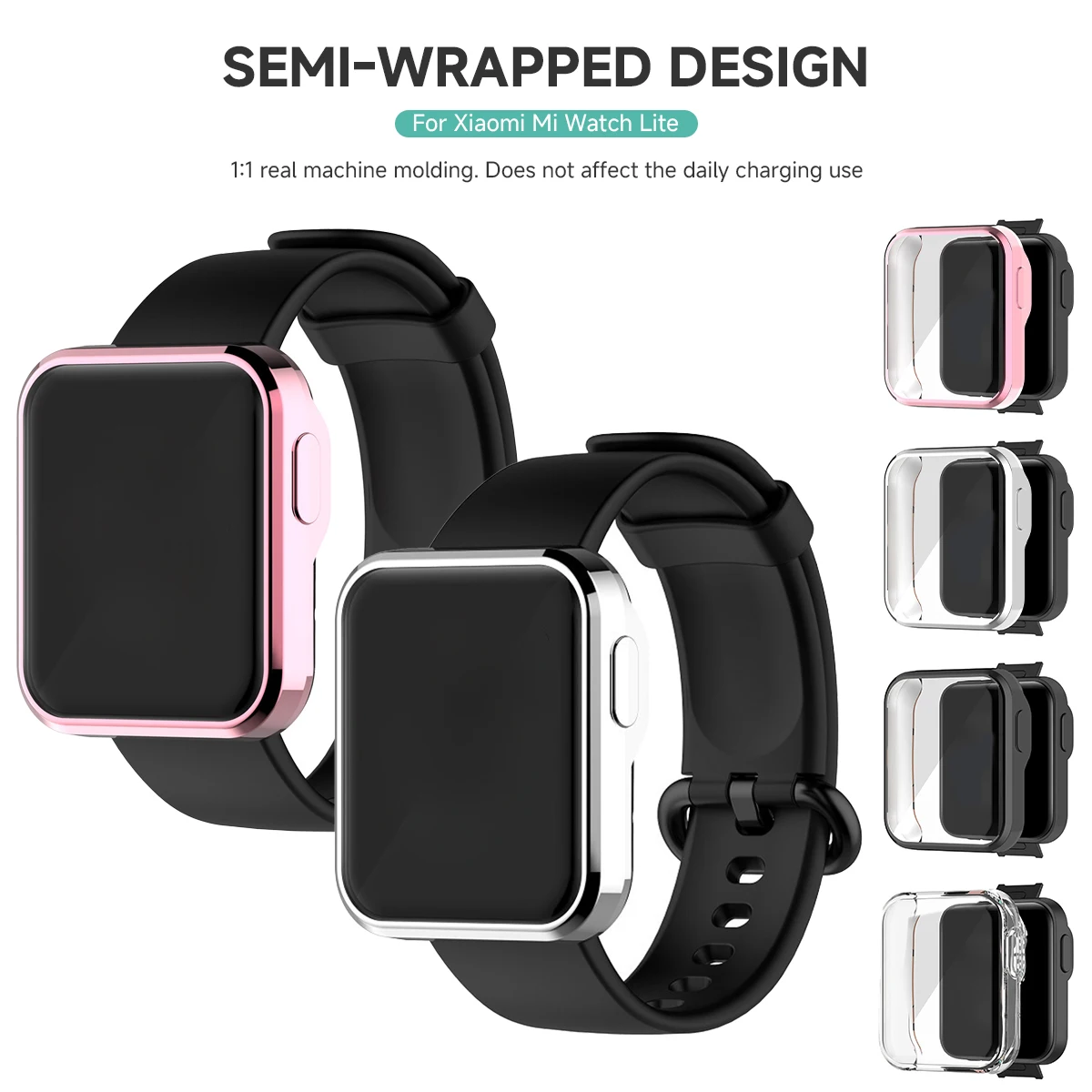 Xiaomi Mi Watch Lite 용 케이스 Red - Xiaomi Smartwatch Accessories 리뷰 및 가격
