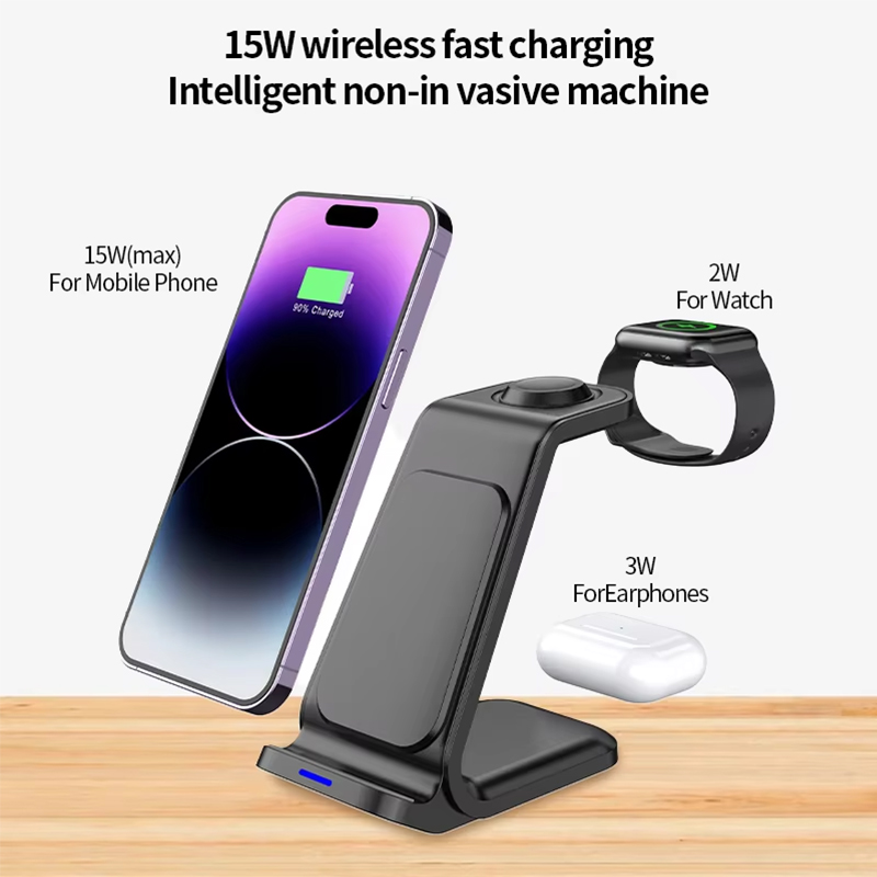 15W 3 in 1 무선 충전 스탠드 독 아이폰 삼성  - Watch Charger Cable 리뷰 및 가격